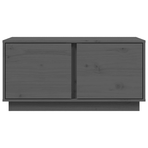 Mesa de Centro, Mesa baixa, 80x50x40 cm madeira de pinho maciça cinza