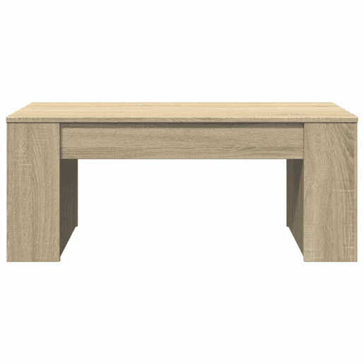 Mesa de Centro, Mesa baixa, 102x55x42 cm madeira processada carvalho sonoma