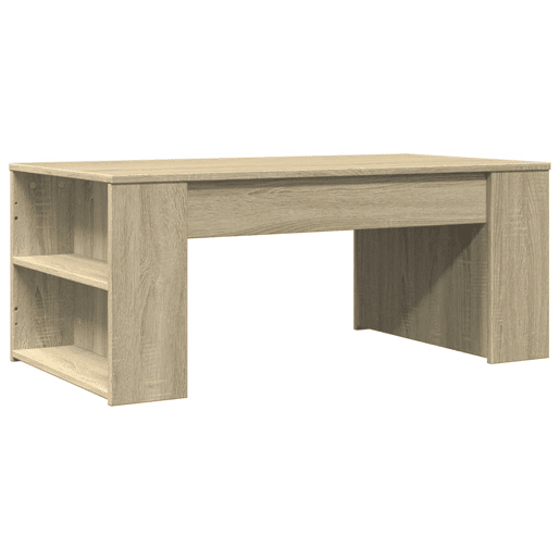 Mesa de Centro, Mesa baixa, 102x55x42 cm madeira processada carvalho sonoma
