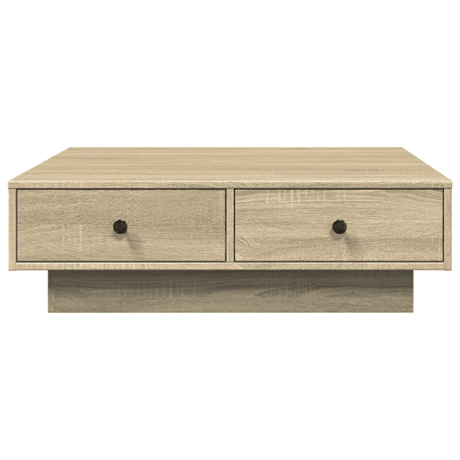 Mesa de Centro, Mesa baixa, 90x90x28 cm contraplacado carvalho sonoma