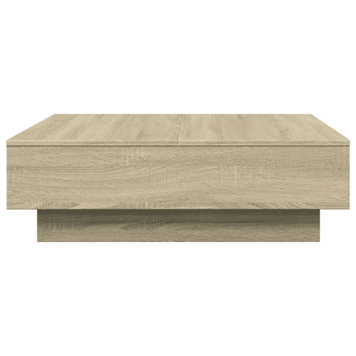 Mesa de Centro, Mesa baixa, 90x90x28 cm contraplacado carvalho sonoma