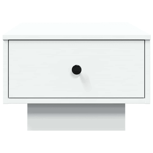 Mesa de Centro, Mesa baixa, 60x45x31 cm derivados de madeira branco