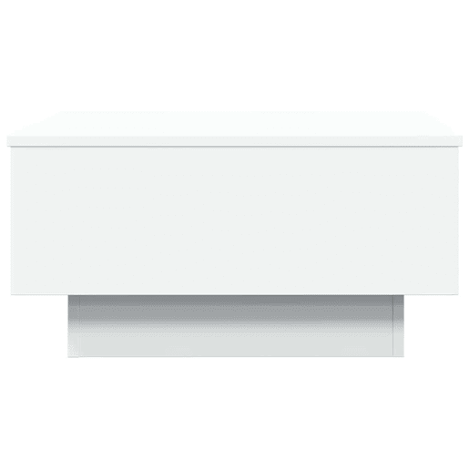Mesa de Centro, Mesa baixa, 60x45x31 cm derivados de madeira branco