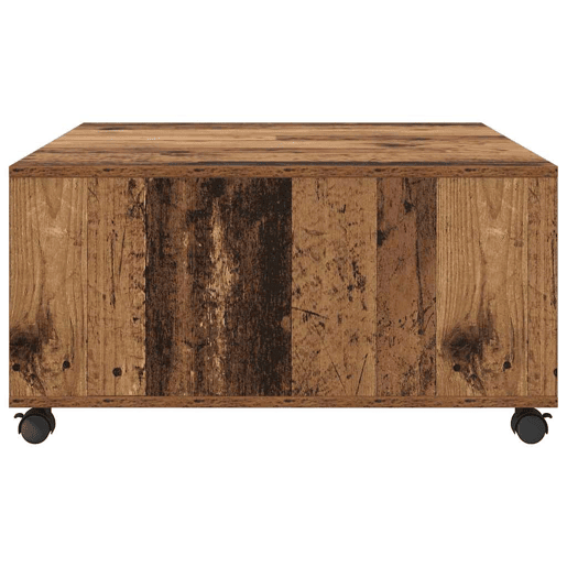 Mesa de Centro, Mesa baixa, com gaveta Madeira antiga 75 x 75 x 38 cm