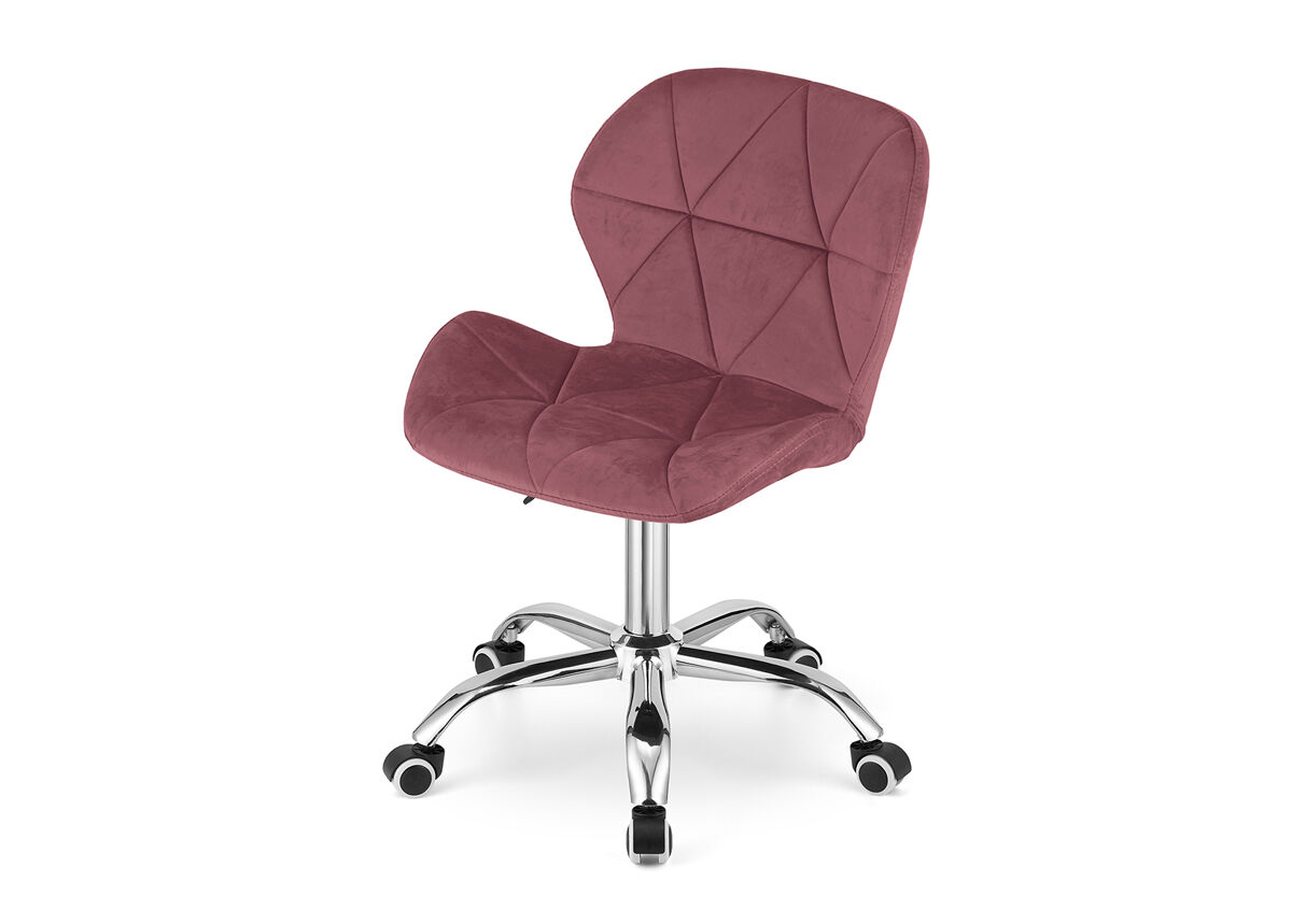 Silla de oficina avola, rosa oscuro