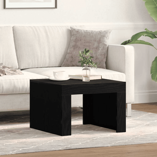 Mesa de Centro, Mesa baixa, Carvalho Preto 50 x 50 x 35 cm