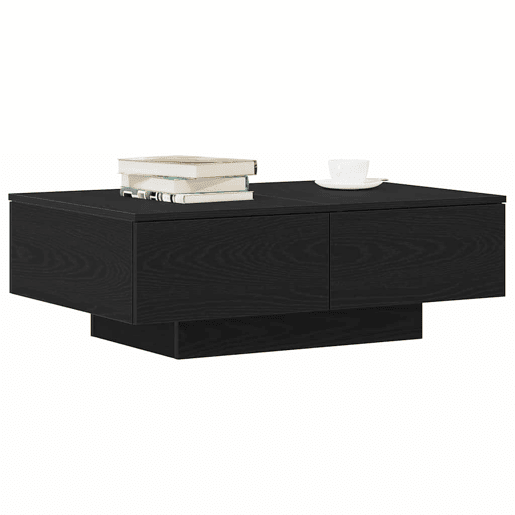 Mesa de Centro, Mesa baixa, Carvalho Preto 90 x 60 x 31 cm