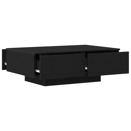 Mesa de Centro, Mesa baixa, Carvalho Preto 90 x 60 x 31 cm