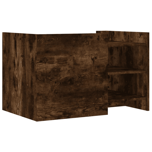 Mesa de Centro, Mesa baixa, 80x50x50 cm derivados de madeira carvalho fumado
