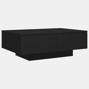 Mesa de Centro, Mesa baixa, 90x60x31 cm contraplacado preto
