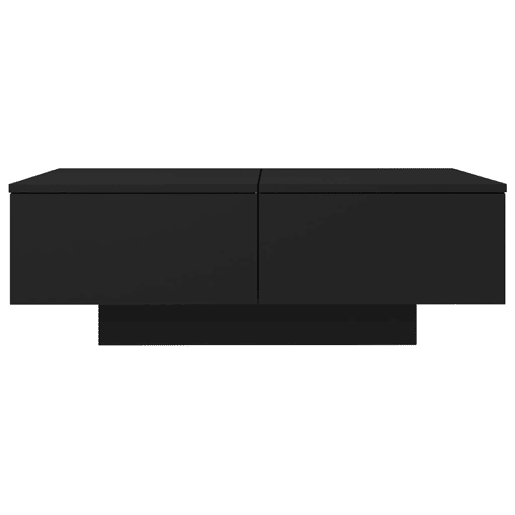 Mesa de Centro, Mesa baixa, 90x60x31 cm contraplacado preto