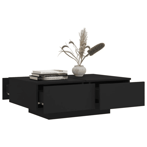 Mesa de Centro, Mesa baixa, 90x60x31 cm contraplacado preto