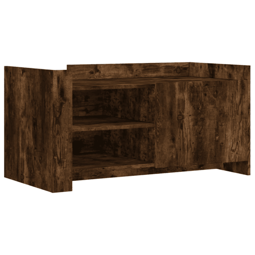Mesa de Centro, Mesa baixa, 100x50x50cm derivados de madeira carvalho fumado