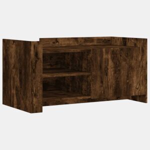 Mesa de Centro, Mesa baixa, 100x50x50cm derivados de madeira carvalho fumado