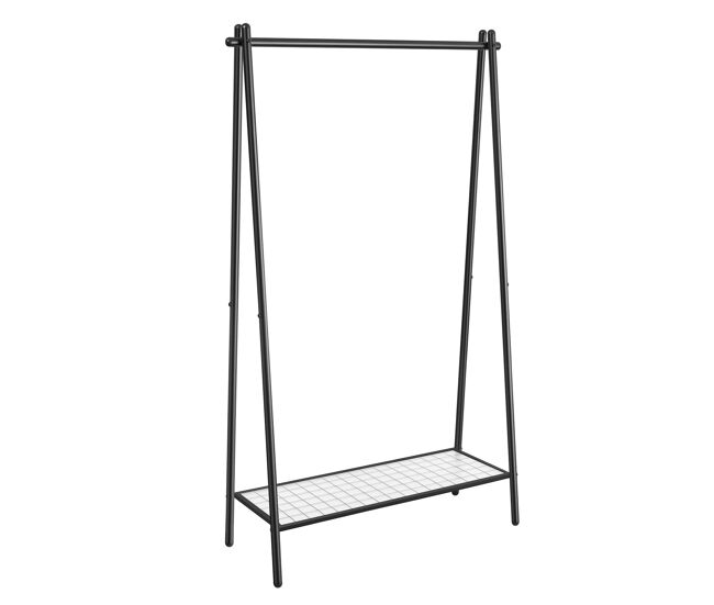 Perchero de ropa, negro