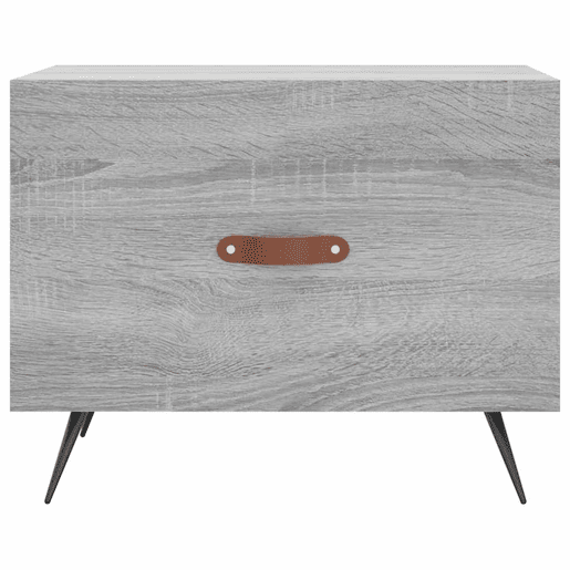 Mesa de Centro, Mesa baixa, 50x50x40 cm derivados madeira sonoma cinza