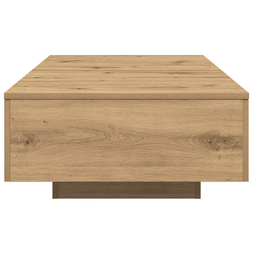 Mesa de Centro, Mesa baixa, 90x60x31 cm deriv. madeira carvalho artisiano