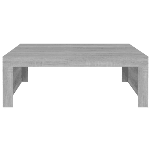 Mesa de Centro, Mesa baixa, 100x100x35 cm derivados de madeira cinza sonoma