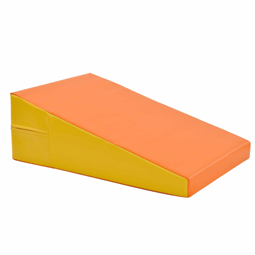Blocos gigantes 6 peças para escalar e trepar - Escada e escorregador para crianças - Brinquedo para trepar, deslizar e engatinhar, para pré-escolares e bebés, blocos macios, amarelos