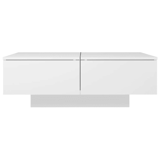 Mesa de Centro, Mesa baixa, 90x60x31 cm contraplacado branco