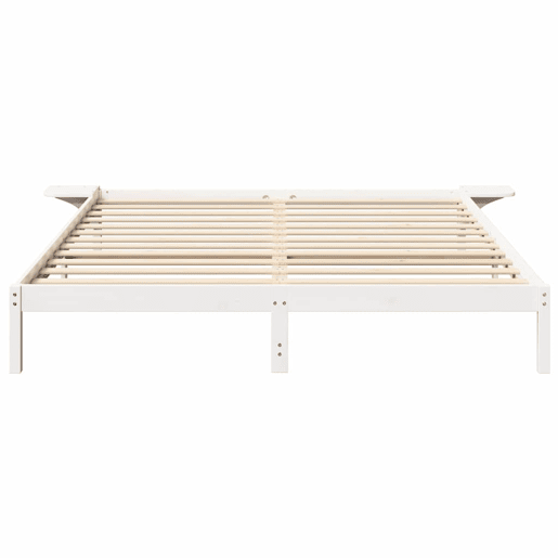 Estrutura De Cama De Casal Simple King Size - Branco 200 x 200 cm