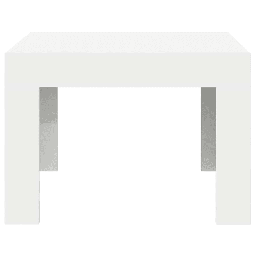 Mesa de Centro, Mesa baixa, 50x50x35 cm derivados madeira branco