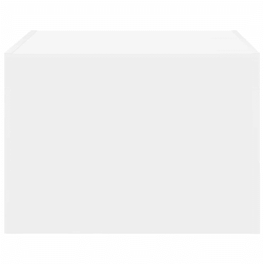 Mesa de Centro, Mesa baixa, 50x50x35 cm derivados madeira branco