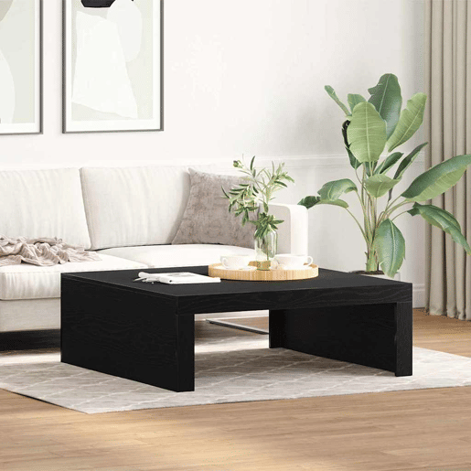 Mesa de Centro, Mesa baixa, Carvalho Preto 100 x 100 x 35 cm