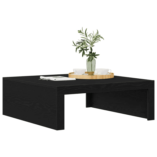 Mesa de Centro, Mesa baixa, Carvalho Preto 100 x 100 x 35 cm