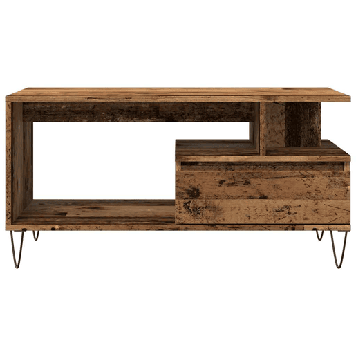 Mesa de Centro, Mesa baixa, 90x49x45 cm derivados de madeira madeira velha
