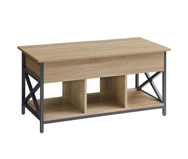 Mesa de café 45x95 cm, roble de sonoma
