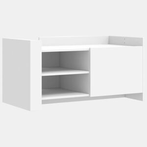 Mesa de Centro, Mesa baixa, 100x50x50 cm derivados de madeira branco