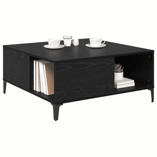 Mesa de Centro, Mesa baixa, Carvalho Preto 80 x 80 x 36,5 cm