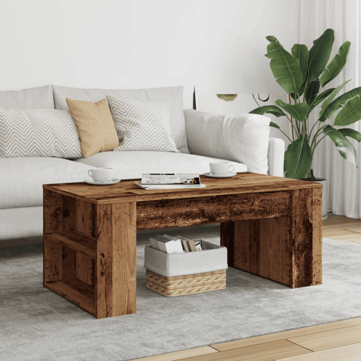 Mesa de Centro, Mesa baixa, 102x55x42 cm derivados de madeira madeira velha