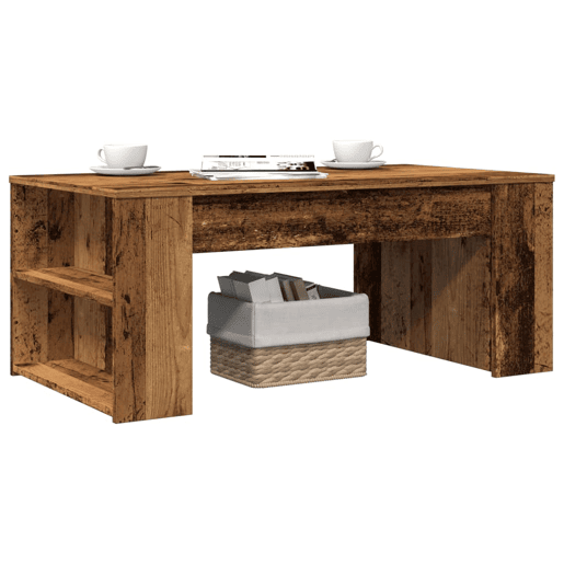 Mesa de Centro, Mesa baixa, 102x55x42 cm derivados de madeira madeira velha