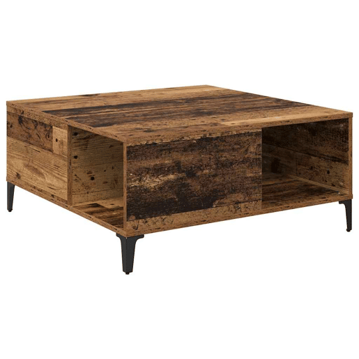 Mesa de Centro, Mesa baixa, Madeira Antiga 80 x 80 x 36,5 cm