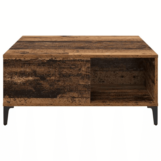 Mesa de Centro, Mesa baixa, Madeira Antiga 80 x 80 x 36,5 cm