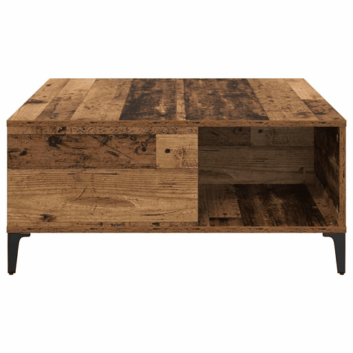 Mesa de Centro, Mesa baixa, Madeira Antiga 80 x 80 x 36,5 cm