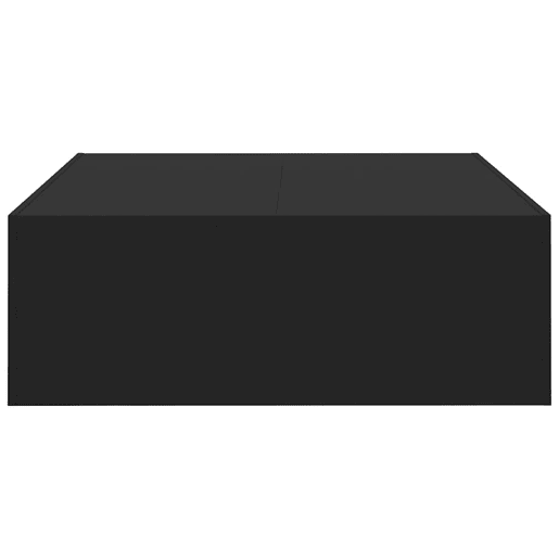 Mesa de Centro, Mesa baixa, 100x100x35 cm derivados de madeira preto