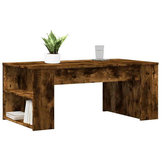 Mesa de Centro, Mesa baixa, 102x55x42 cm madeira processada carvalho fumado