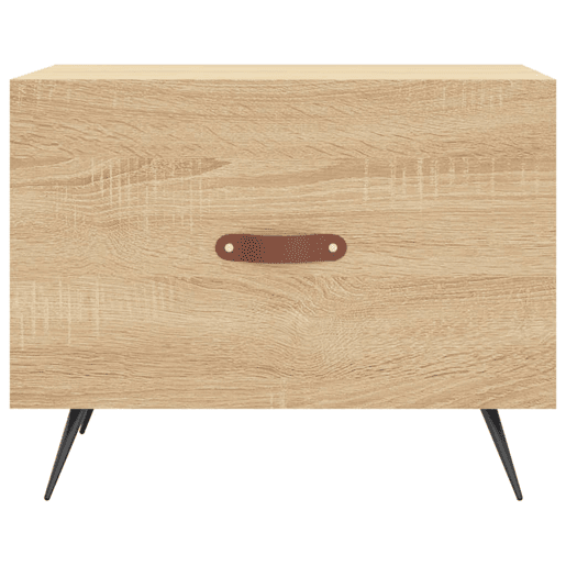 Mesa de Centro, Mesa baixa, 50x50x40 cm derivados de madeira carvalho sonoma