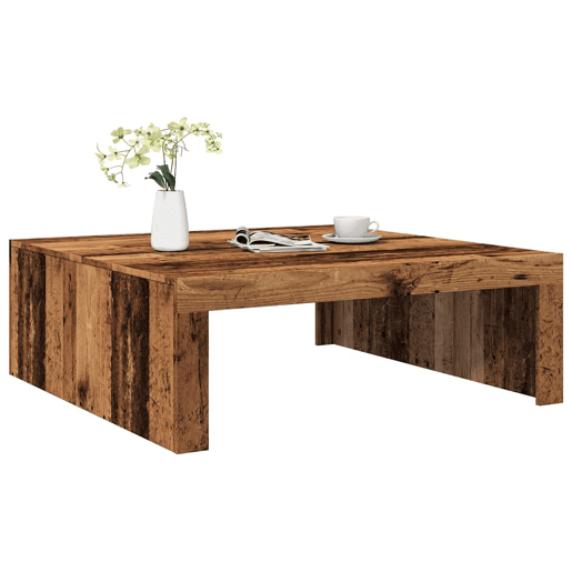 Mesa de Centro, Mesa baixa, 100x100x35 cm deriv. de madeira madeira velha