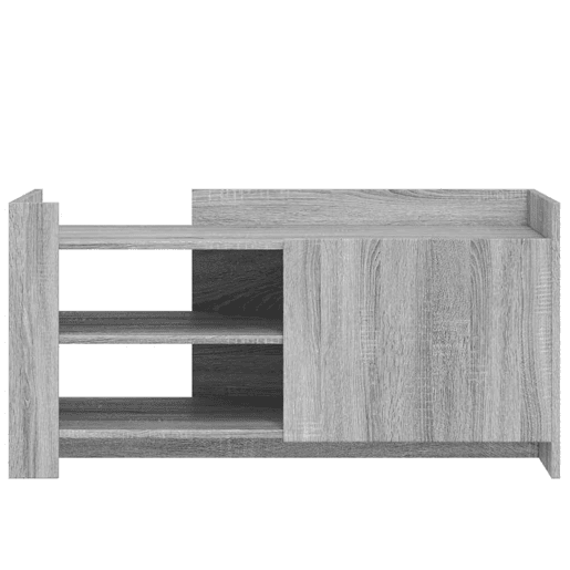 Mesa de Centro, Mesa baixa, 100x50x50cm derivados de madeira cinzento sonoma