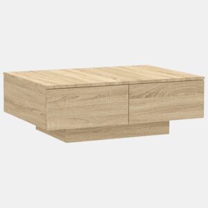 Mesa de Centro, Mesa baixa, 90x60x31 cm derivados de madeira carvalho sonoma