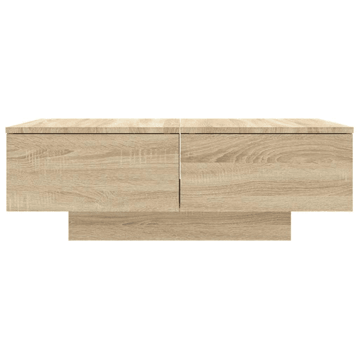 Mesa de Centro, Mesa baixa, 90x60x31 cm derivados de madeira carvalho sonoma