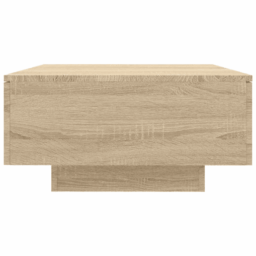 Mesa de Centro, Mesa baixa, 90x60x31 cm derivados de madeira carvalho sonoma