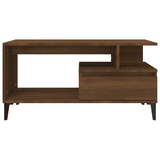Mesa de Centro, Mesa baixa, 90x49x45 cm derivados de madeira carvalho castanho Mesa de Centro, Mesa baixa, 90x49x45 cm derivados de madeira carvalho castanho