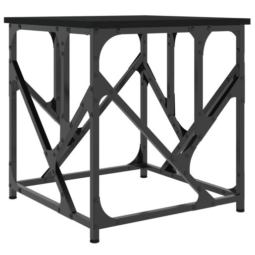 Mesa de Centro, Mesa baixa, 45x45x47,5 cm derivados de madeira preto