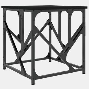 Mesa de Centro, Mesa baixa, 45x45x47,5 cm derivados de madeira preto