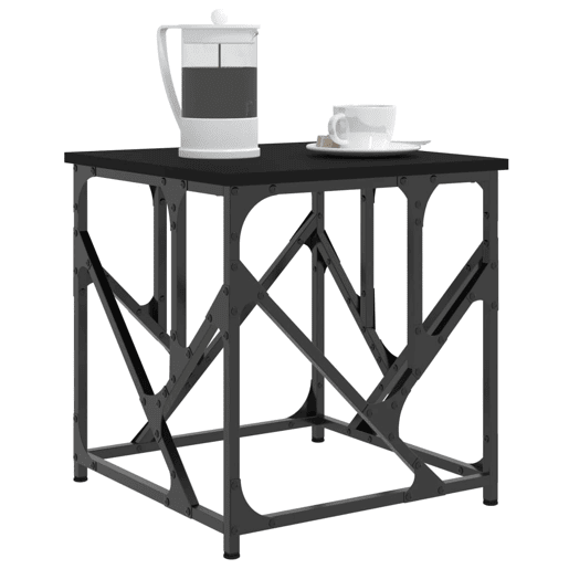 Mesa de Centro, Mesa baixa, 45x45x47,5 cm derivados de madeira preto